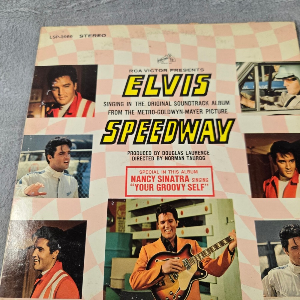 Elvis Presley Speedway Vinyl LP Soundtrack RCA Victor LSP-3989 Nancy Sinatra